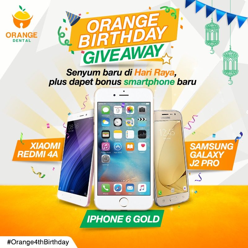 Orange Birthday Giveaway