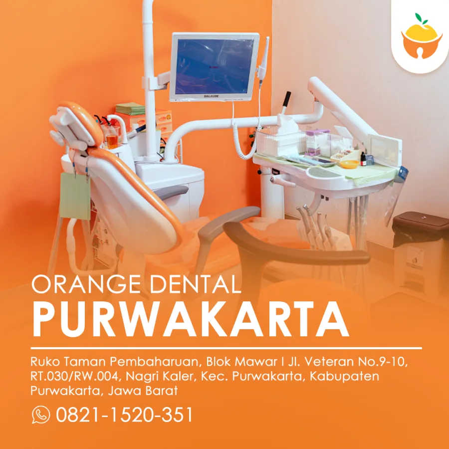 Suasana klinik Orange Dental Purwakarta