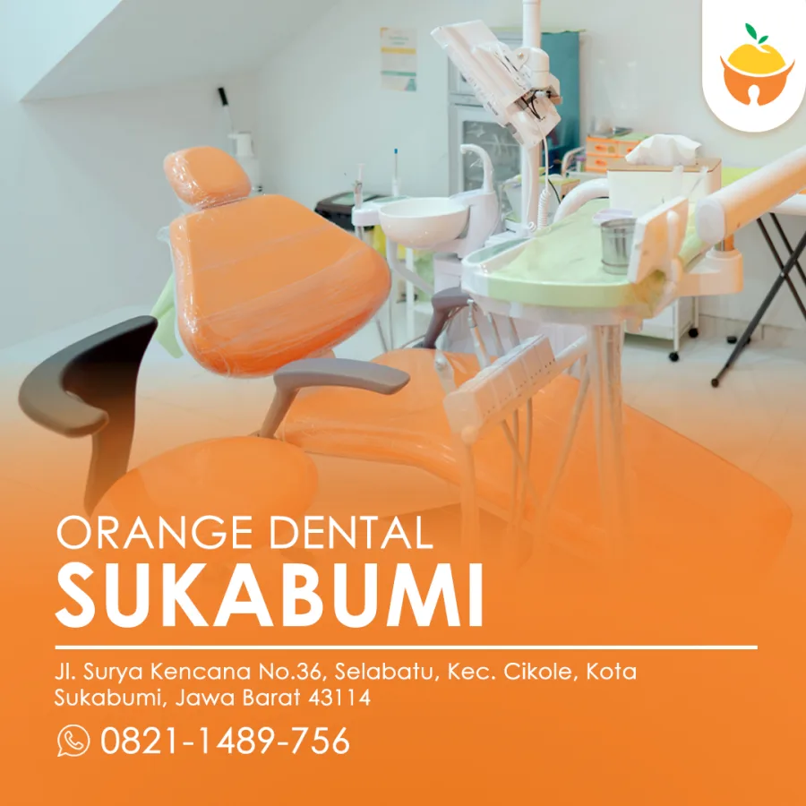 Suasana klinik Orange Dental Sukabumi
